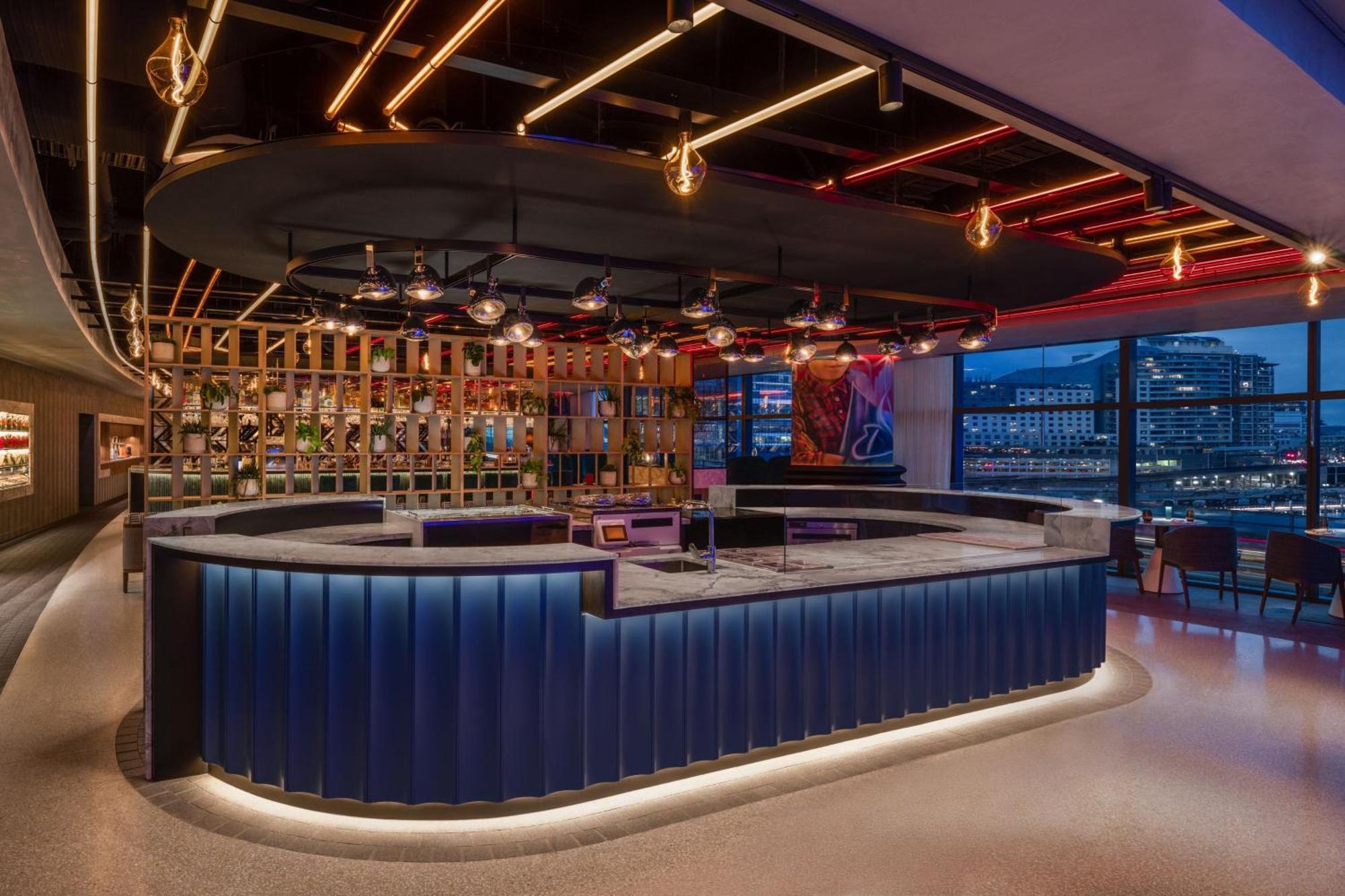 Hotel W Sídney Exterior foto The bar at the Virgin Atlantic Clubhouse at London Heathrow Airport