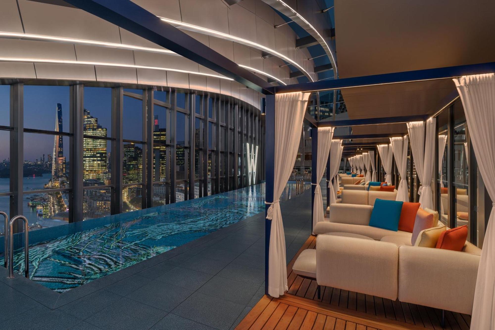 Hotel W Sídney Exterior foto Skyline pool