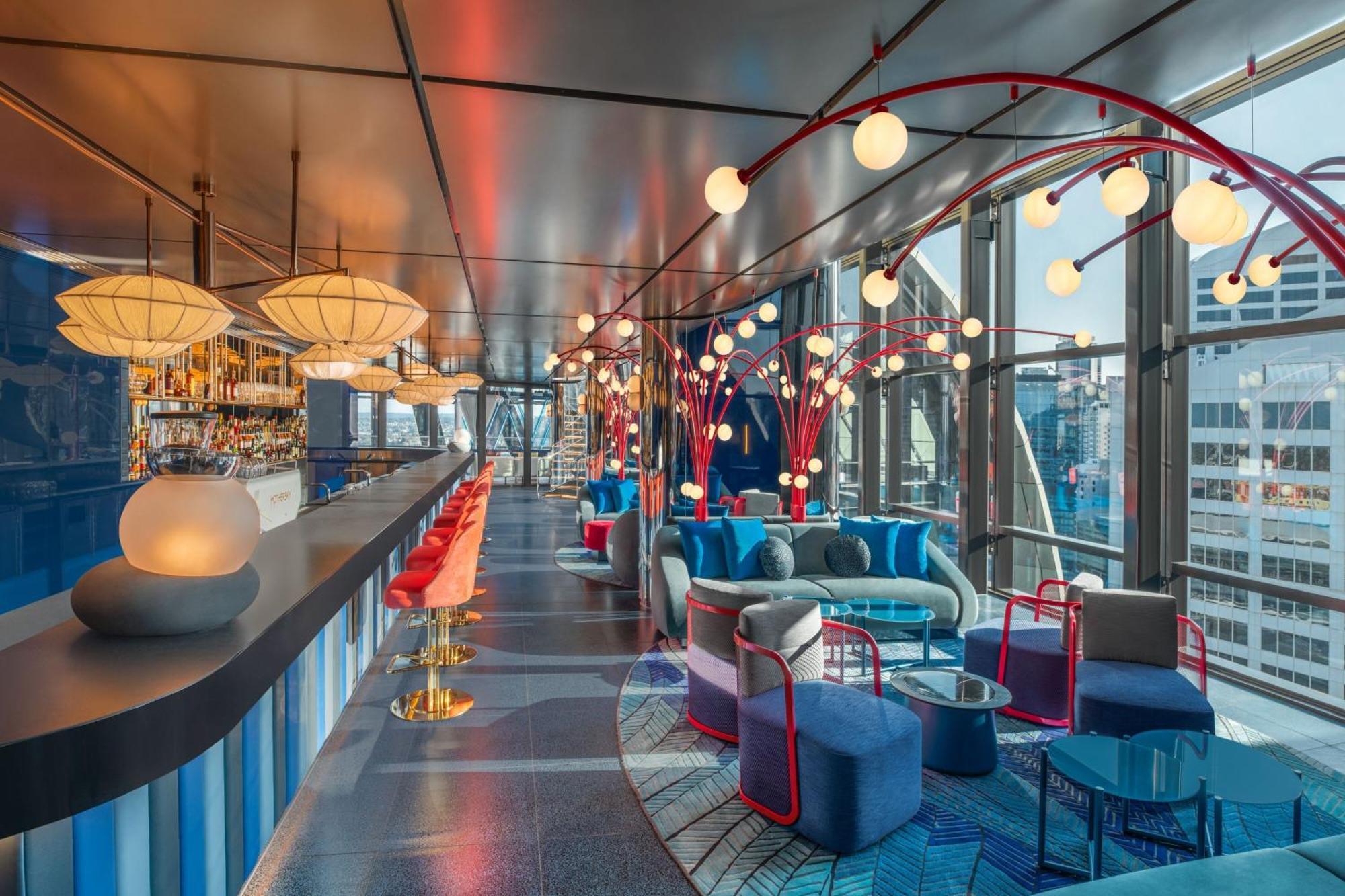 Hotel W Sídney Exterior foto The bar at the 360° Sky Bar
